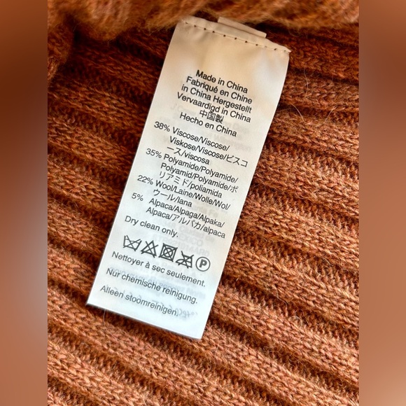 Madewell Button Front Tank Sweater Midi Dress Brown Size XS - Picture 11 of 11